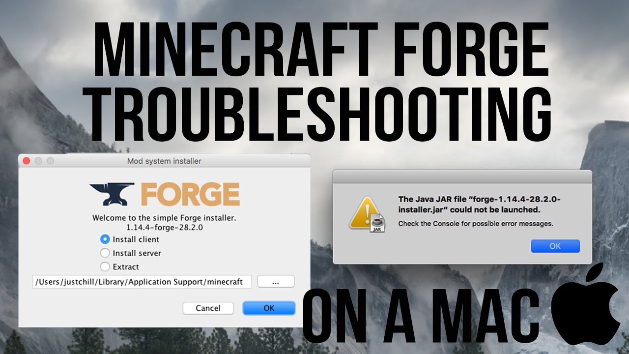 check the console for possible error messages mac minecraft